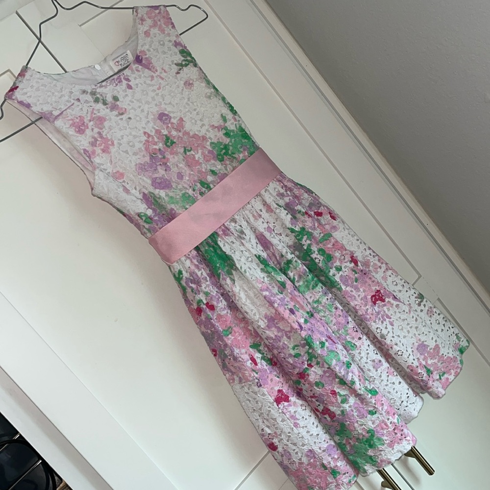 Children’s Place floral dress girls sz 10 EUC